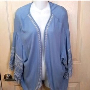 Nostalgia Embroidered Kimono sz LG